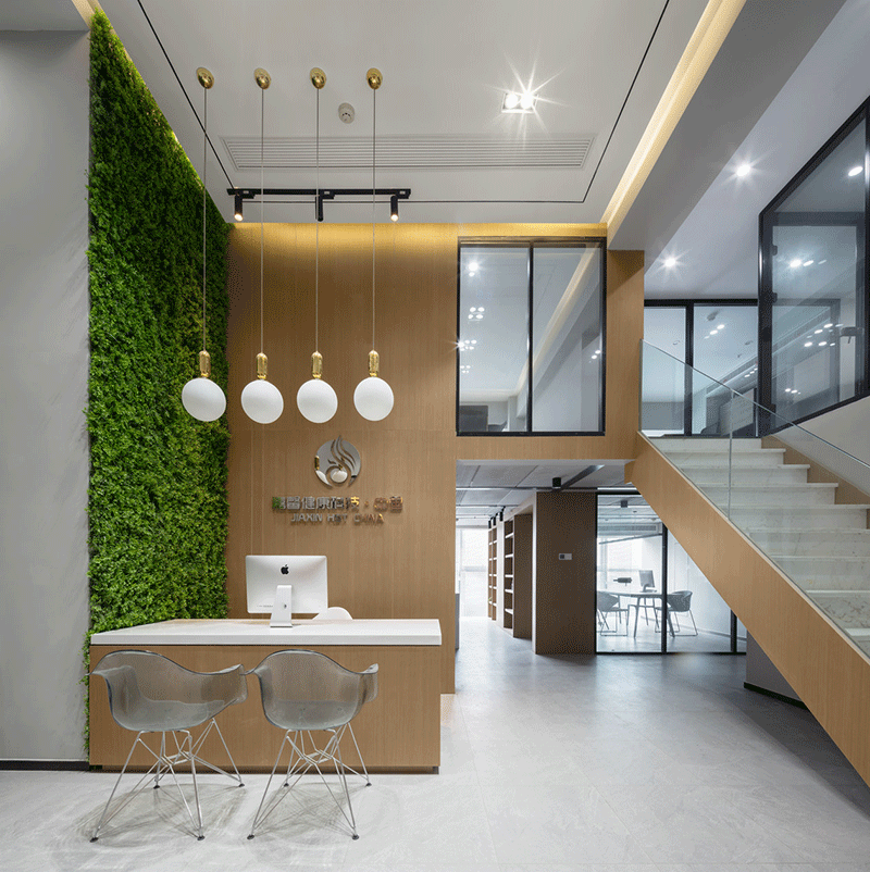 杭州醫療公司辦公室裝修設計效果